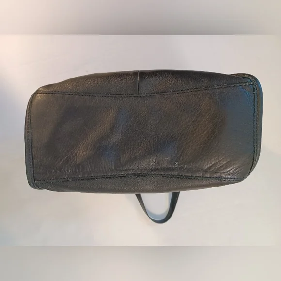 American Leather Company Black Satchel Purse - Picture 7 of 15